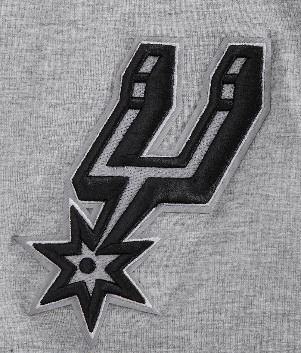 Pro Standard Men's San Antonio Spurs Gray Script Tail Short Sleeve T-Shirt product image