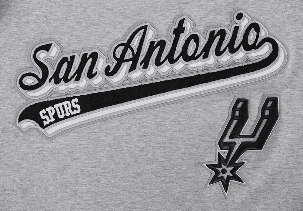 Pro Standard Men's San Antonio Spurs Gray Script Tail Short Sleeve T-Shirt product image