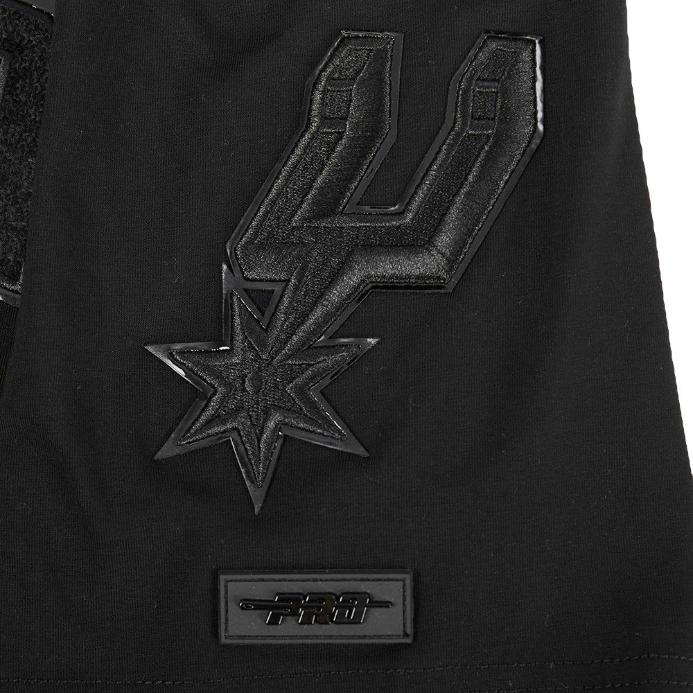 Pro Standard Men's San Antonio Spurs Black Classic Chenille T-Shirt product image