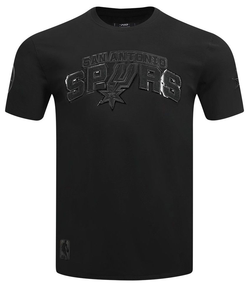 Pro Standard Men's San Antonio Spurs Black Classic Chenille T-Shirt product image