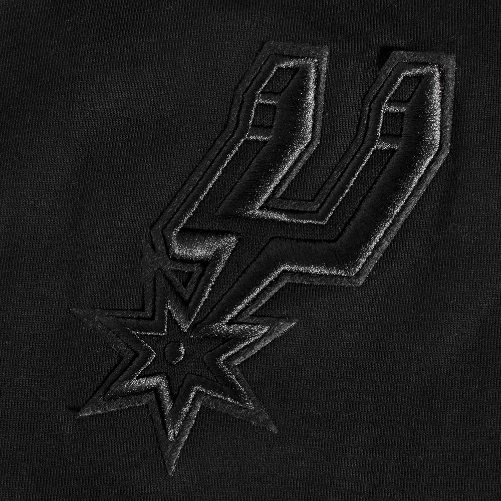 Pro Standard Men's San Antonio Spurs Black Neutral Drop Shoulder Short Sleeve T-Shirt product image
