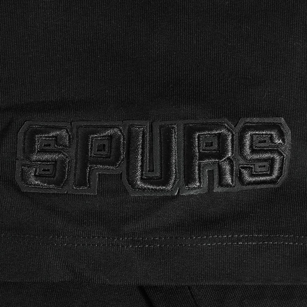 Pro Standard Men's San Antonio Spurs Black Neutral Drop Shoulder Short Sleeve T-Shirt product image
