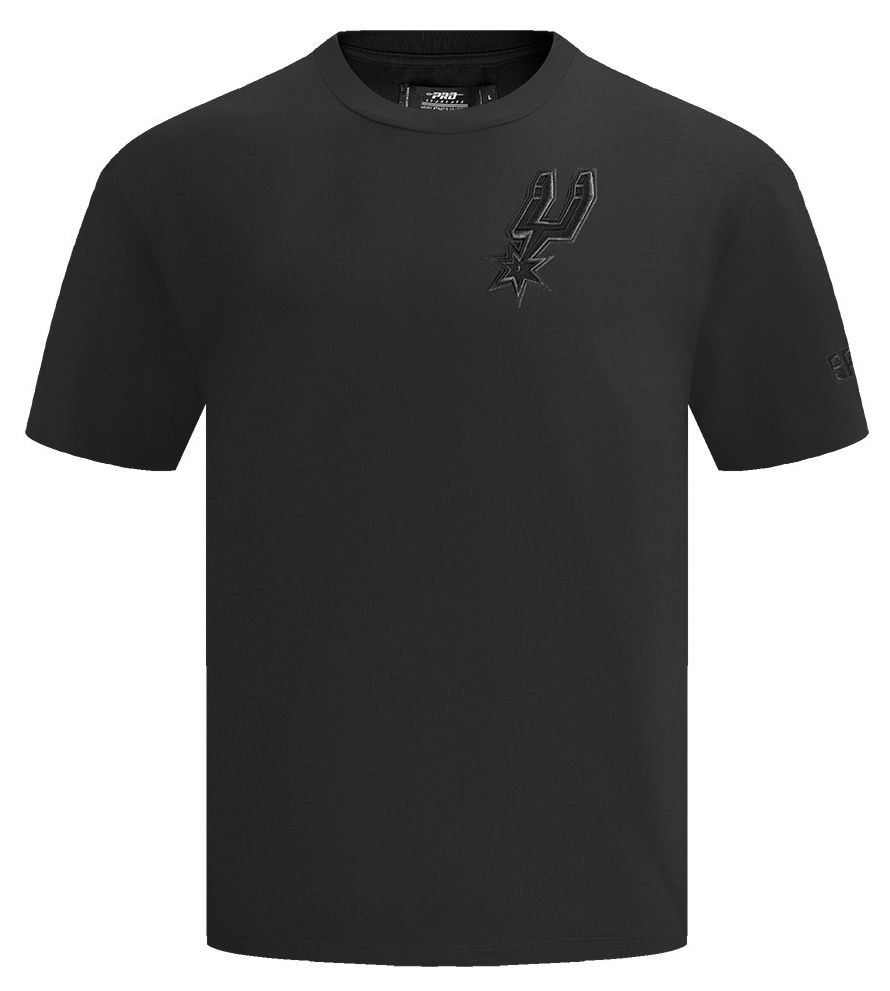 Pro Standard Men's San Antonio Spurs Black Neutral Drop Shoulder Short Sleeve T-Shirt product image