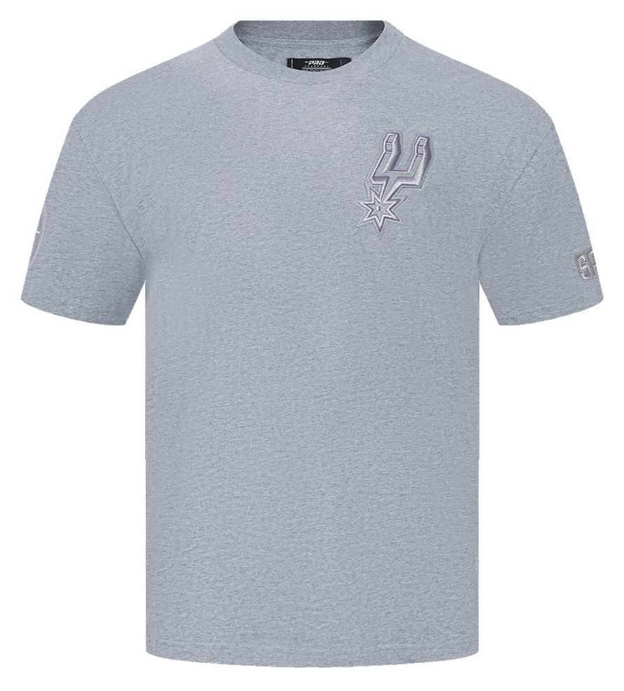 Pro Standard Men's San Antonio Spurs Gray Neutral Drop Shoulder Short Sleeve T-Shirt product image