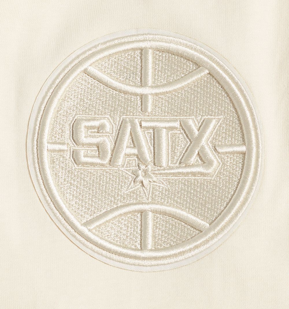 Pro Standard Men's San Antonio Spurs Off White Neutral Drop Shoulder Short Sleeve T-Shirt product image