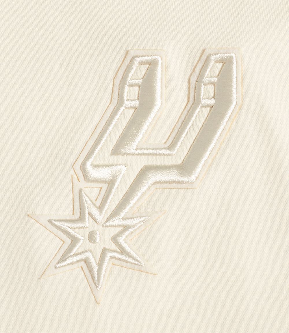 Pro Standard Men's San Antonio Spurs Off White Neutral Drop Shoulder Short Sleeve T-Shirt product image