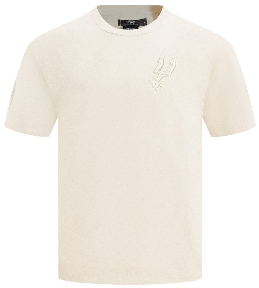 Pro Standard Men's San Antonio Spurs Off White Neutral Drop Shoulder Short Sleeve T-Shirt product image