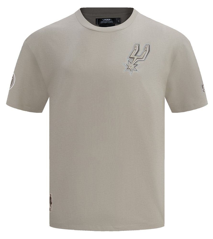 Pro Standard Men's San Antonio Spurs Taupe Neutral Drop Shoulder Short Sleeve T-Shirt product image