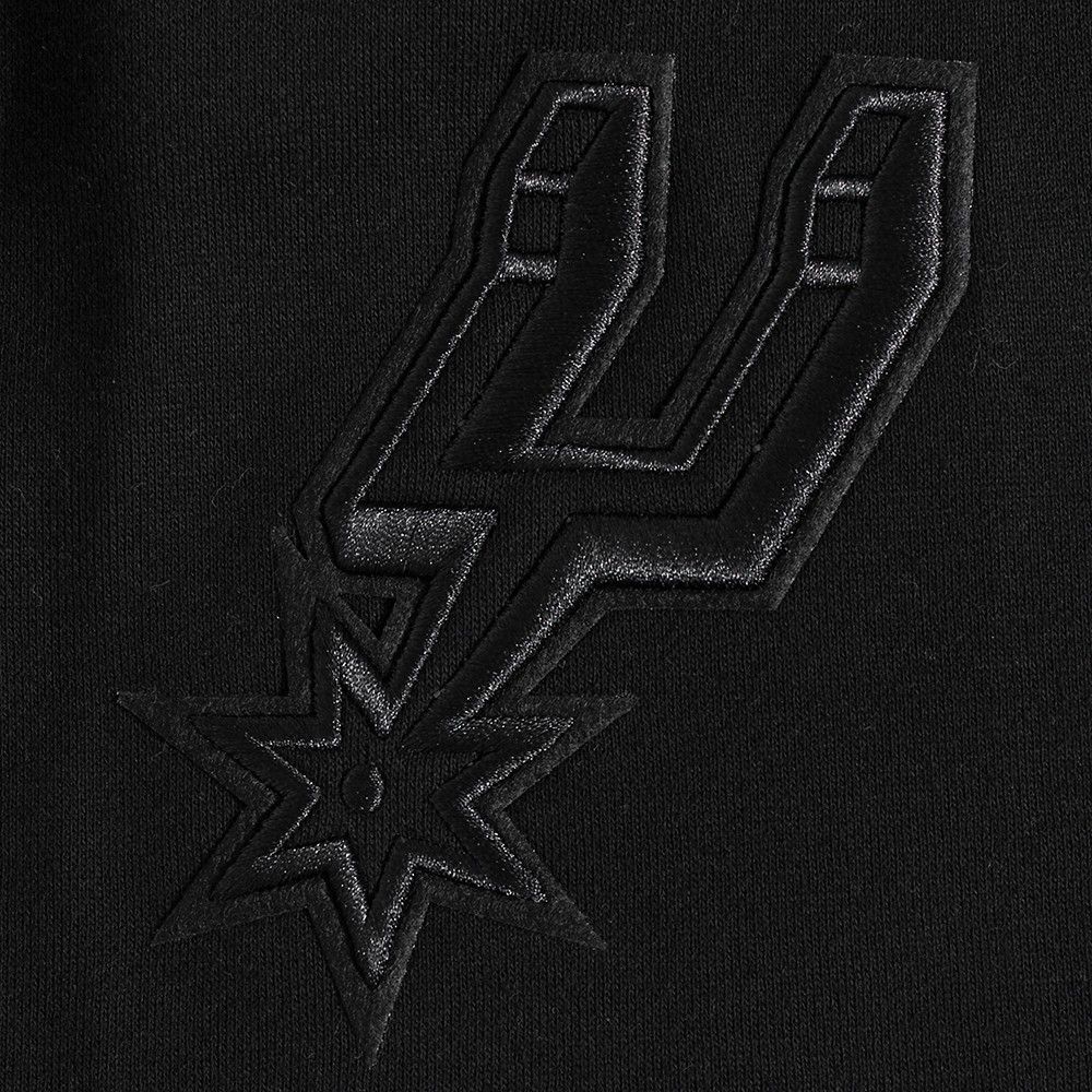Pro Standard Men's San Antonio Spurs Black Neutral Fleece Shorts product image