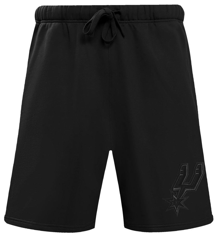 Pro Standard Men's San Antonio Spurs Black Neutral Fleece Shorts product image