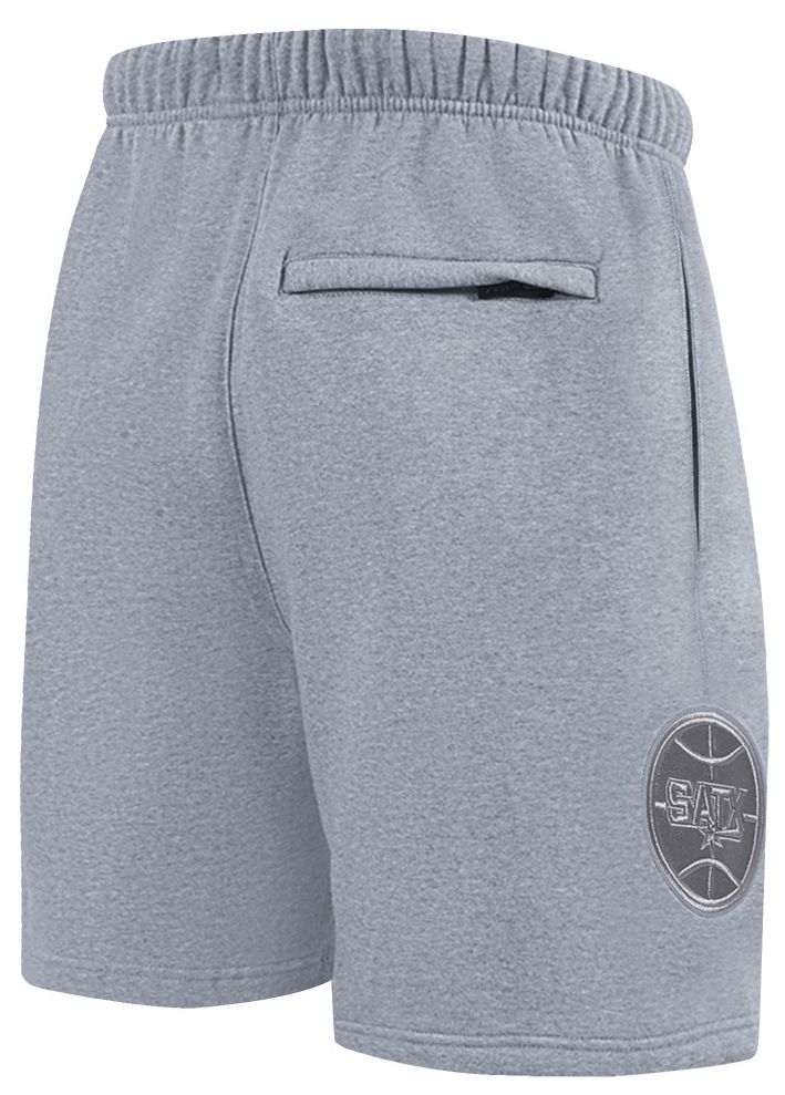 Pro Standard Men's San Antonio Spurs Gray Neutral Fleece Shorts product image