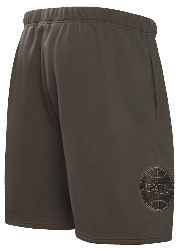 Pro Standard Men's San Antonio Spurs Taupe Neutral Fleece Shorts product image