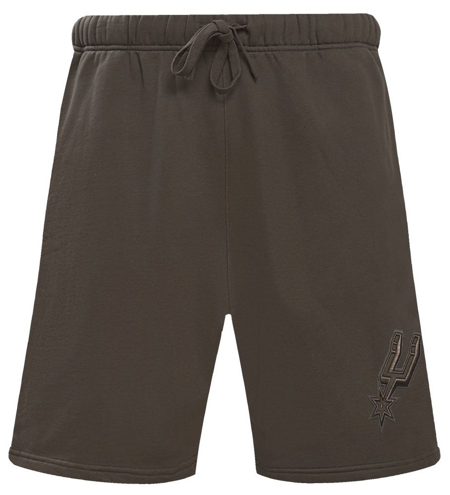 Pro Standard Men's San Antonio Spurs Taupe Neutral Fleece Shorts product image