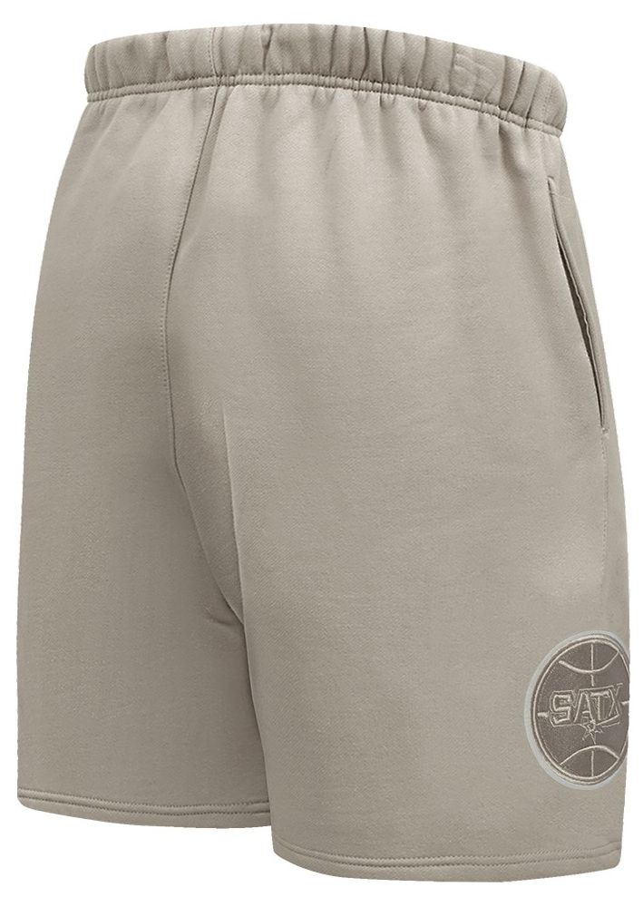 Pro Standard Men's San Antonio Spurs Taupe Neutral Fleece Shorts product image