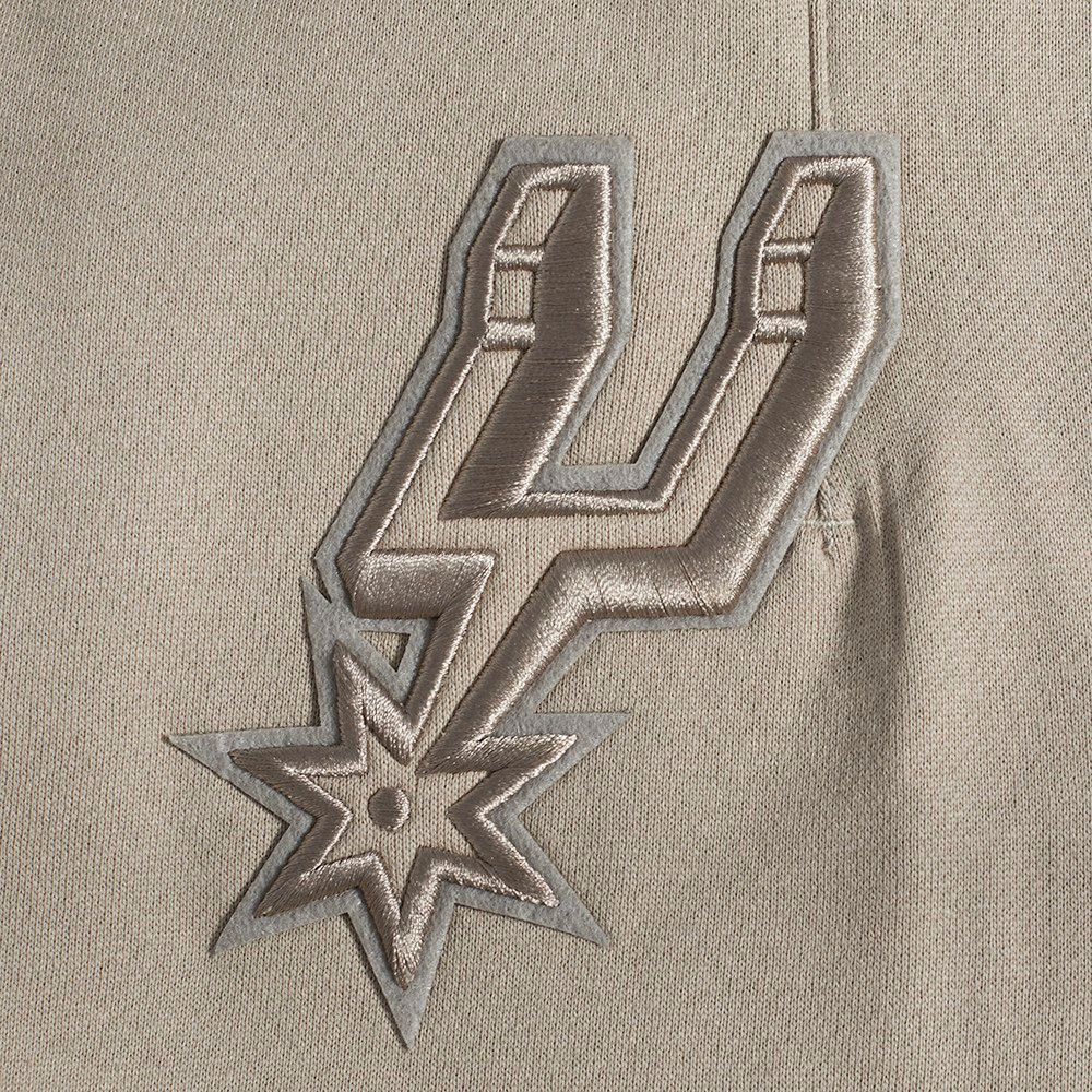 Pro Standard Men's San Antonio Spurs Taupe Neutral Fleece Shorts product image