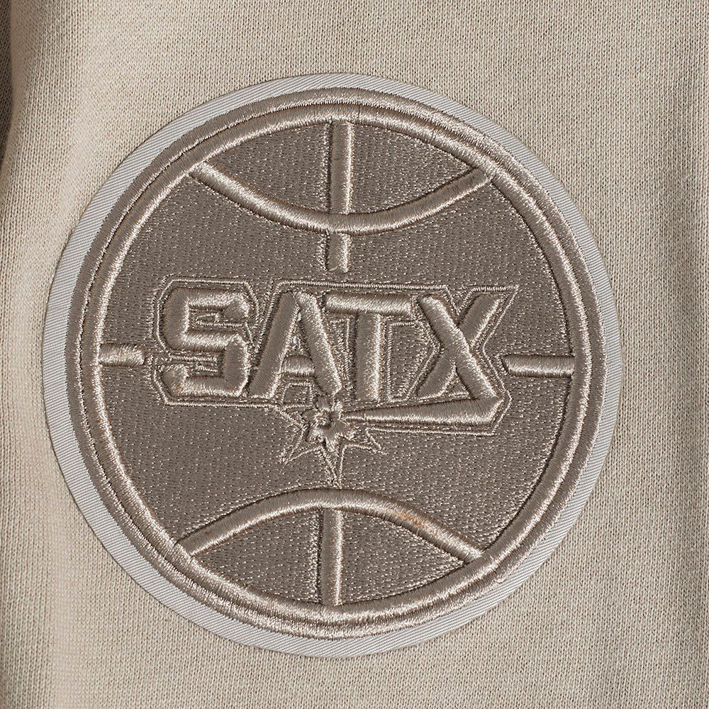 Pro Standard Men's San Antonio Spurs Taupe Neutral Fleece Shorts product image