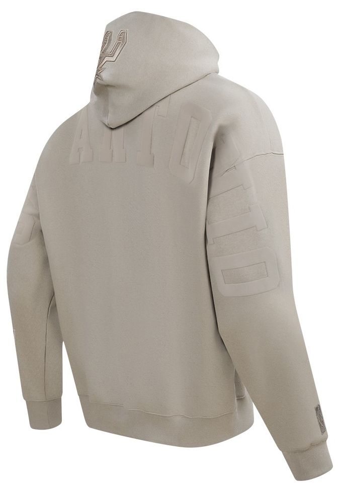 Pro Standard Men's San Antonio Spurs Taupe Wingspan Drop Shoulder Hoodie product image