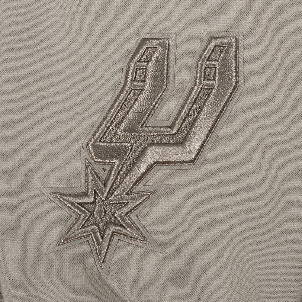 Pro Standard Men's San Antonio Spurs Taupe Wingspan Drop Shoulder Hoodie product image