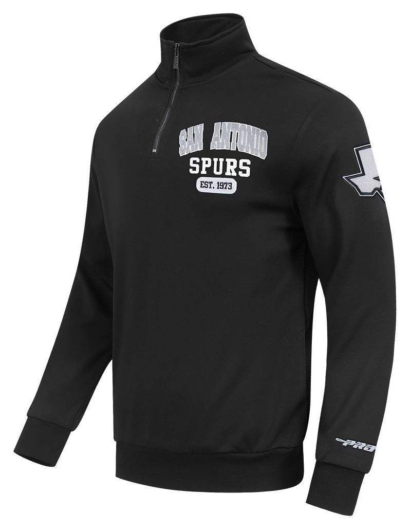 Pro Standard Men's San Antonio Spurs Black City Arch 1/4 Zip product image