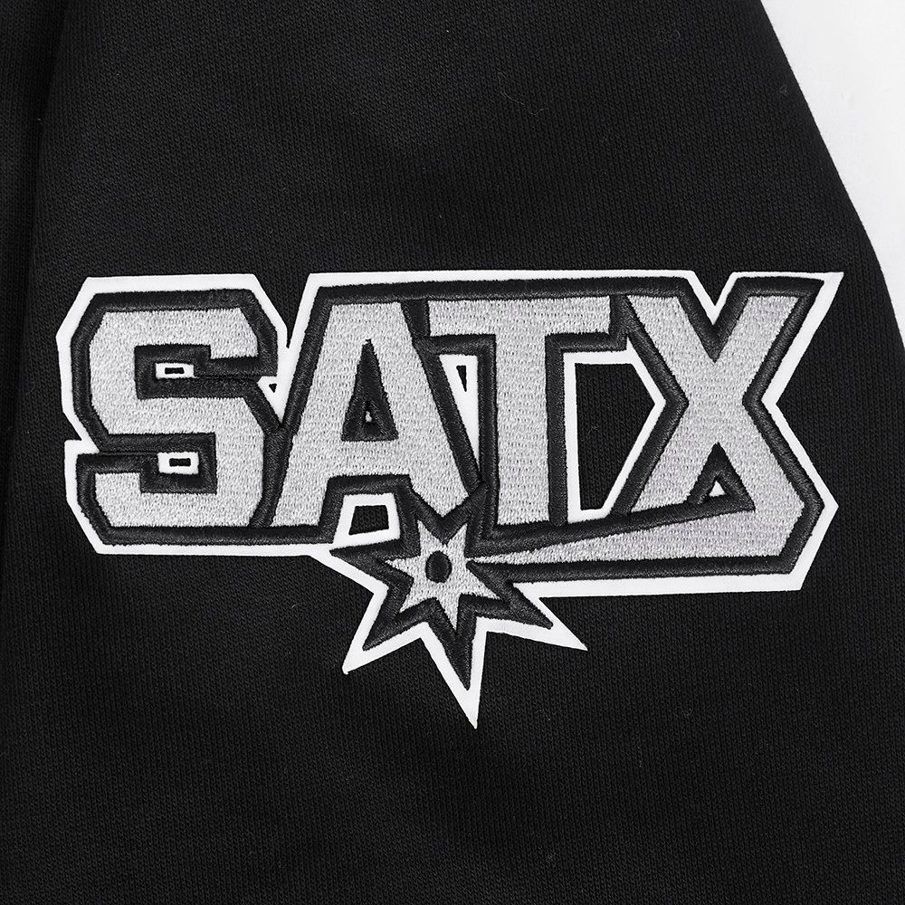 Pro Standard Men's San Antonio Spurs Black Classic Fleece Hoodie product image