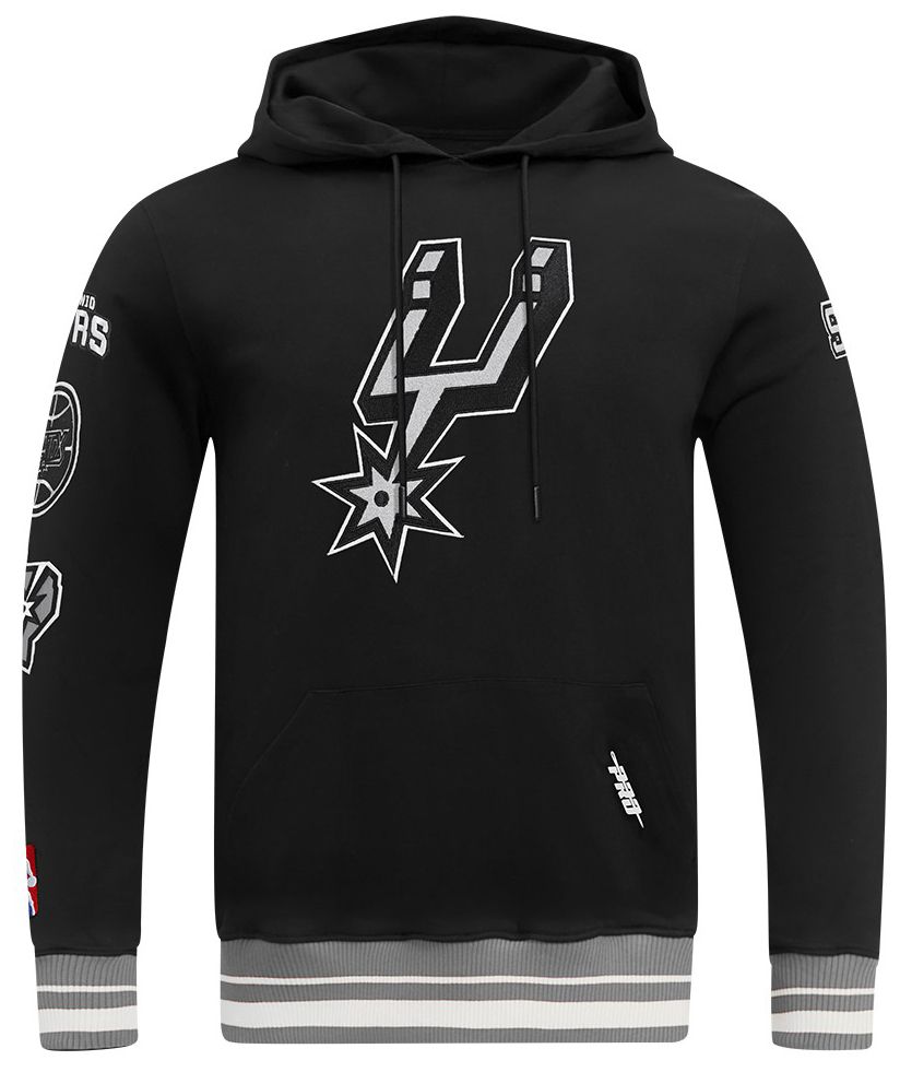 Pro Standard Men's San Antonio Spurs Black Classic Fleece Hoodie product image