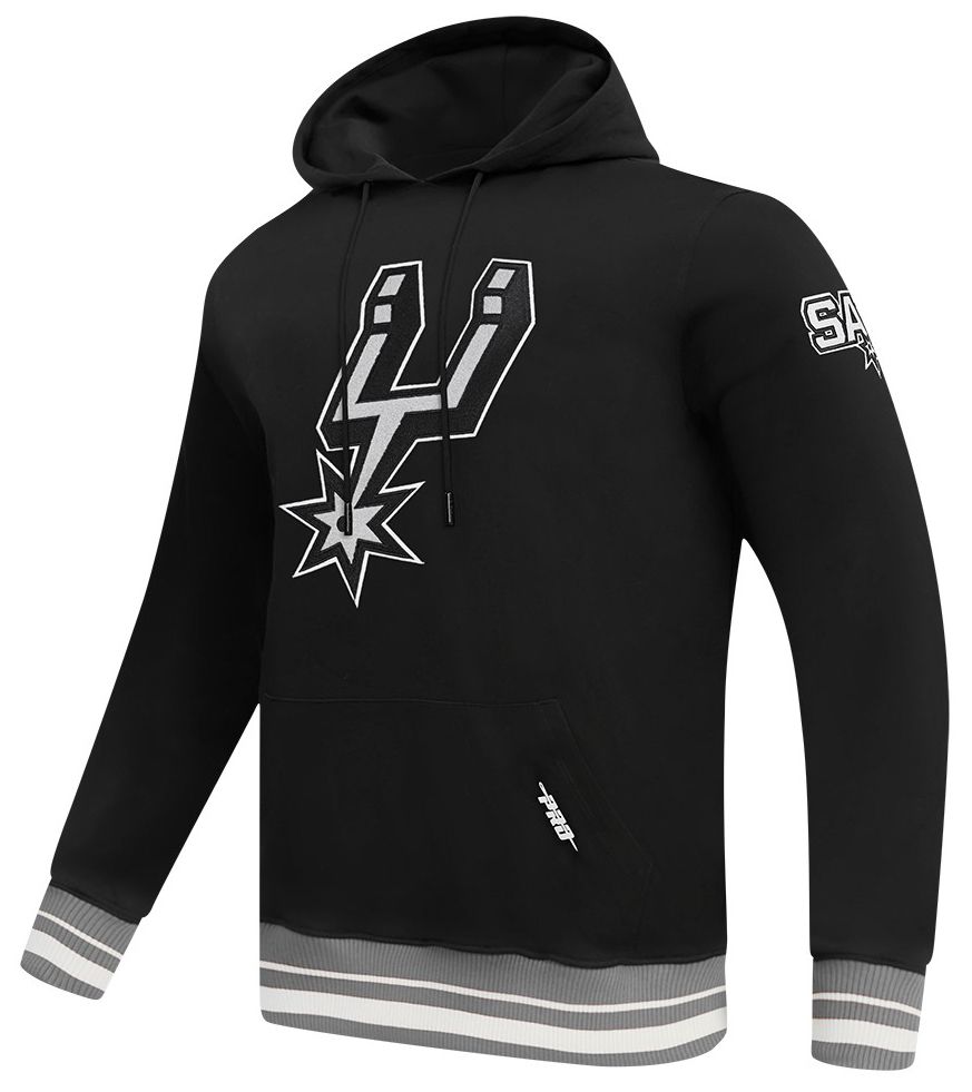 Pro Standard Men's San Antonio Spurs Black Classic Fleece Hoodie product image