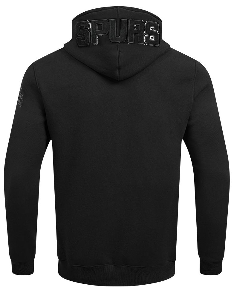 Pro Standard Men's San Antonio Spurs Black Classic Chenille Pullover Hoodie product image