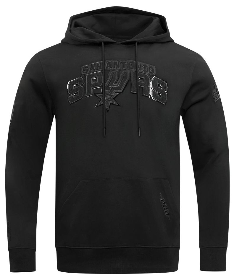 Pro Standard Men's San Antonio Spurs Black Classic Chenille Pullover Hoodie product image