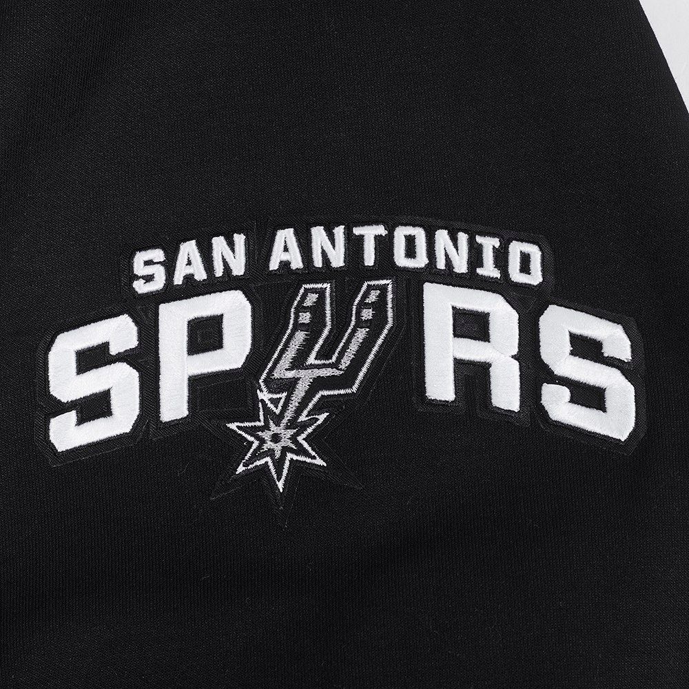Pro Standard Men's San Antonio Spurs Black Classic Chenille Pullover Hoodie product image