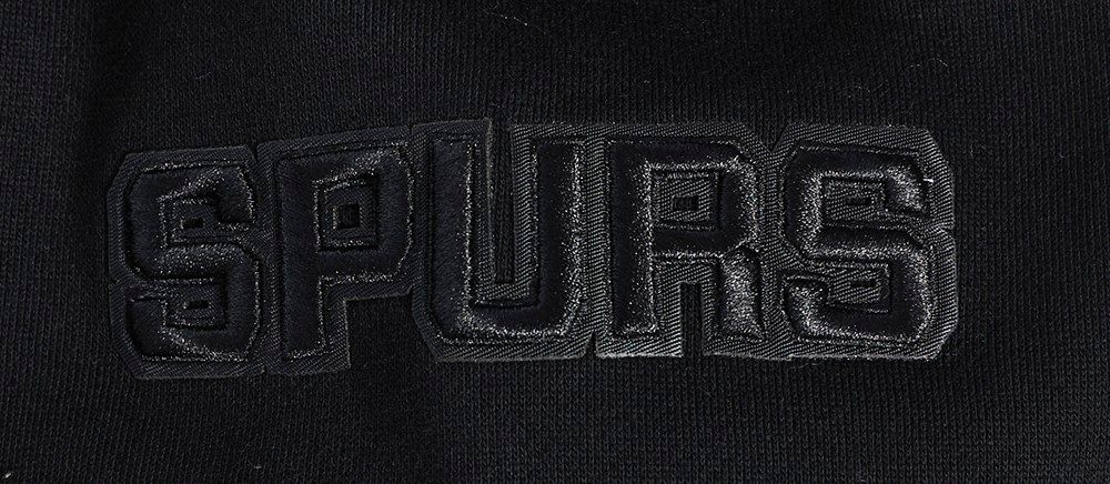 Pro Standard Men's San Antonio Spurs Black Neutral Drop Shoulder Fleece Hoodie product image