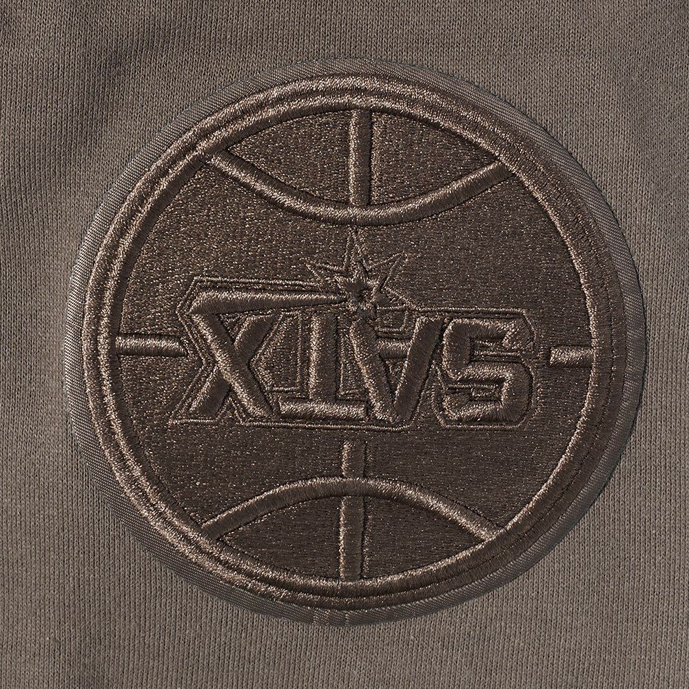 Pro Standard Men's San Antonio Spurs Taupe Neutral Drop Shoulder Fleece Hoodie product image