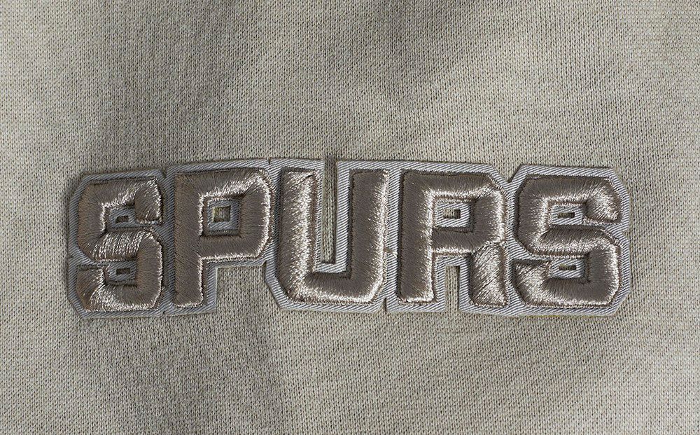 Pro Standard Men's San Antonio Spurs Taupe Neutral Drop Shoulder Fleece Hoodie product image