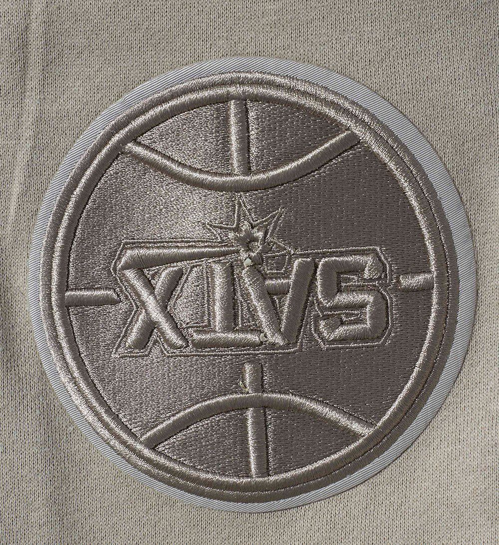 Pro Standard Men's San Antonio Spurs Taupe Neutral Drop Shoulder Fleece Hoodie product image