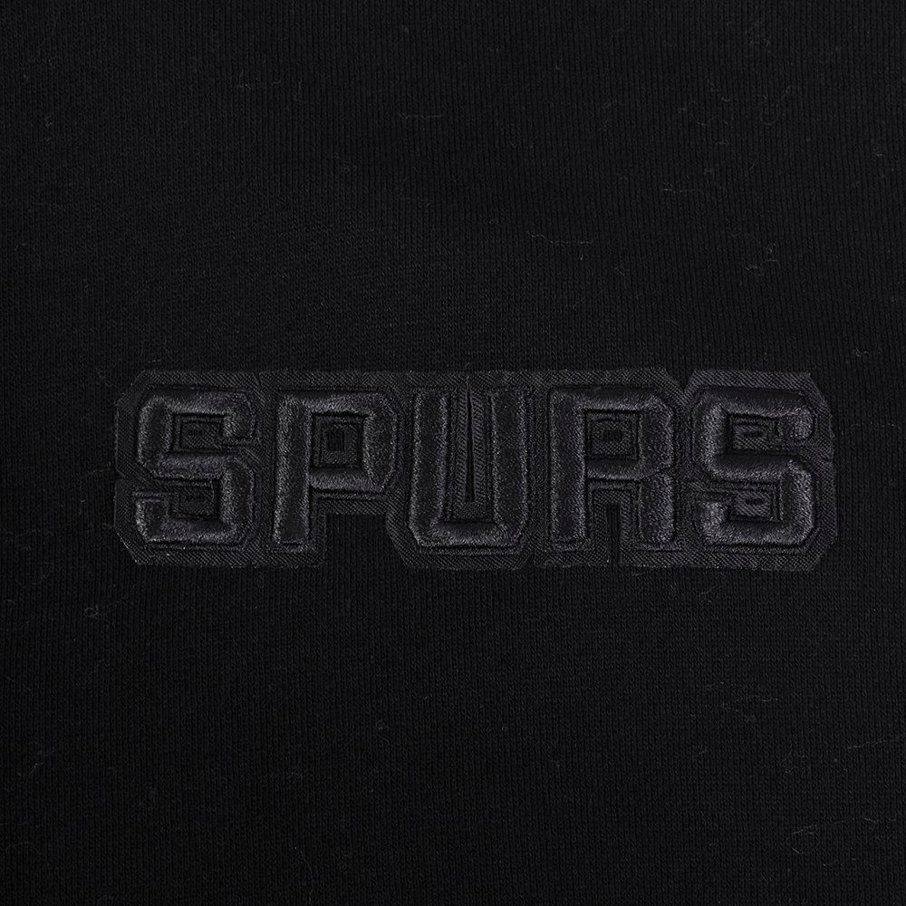 Pro Standard Men's San Antonio Spurs Black Neutral Drop Shoulder Fleece Crewneck Sweatshirt product image