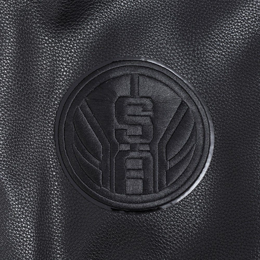 Pro Standard Men's San Antonio Spurs Triple Black Wool Varsity Jacket product image