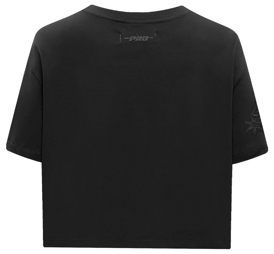 Pro Standard Women's San Antonio Spurs Black Neutral Boxy T-Shirt product image