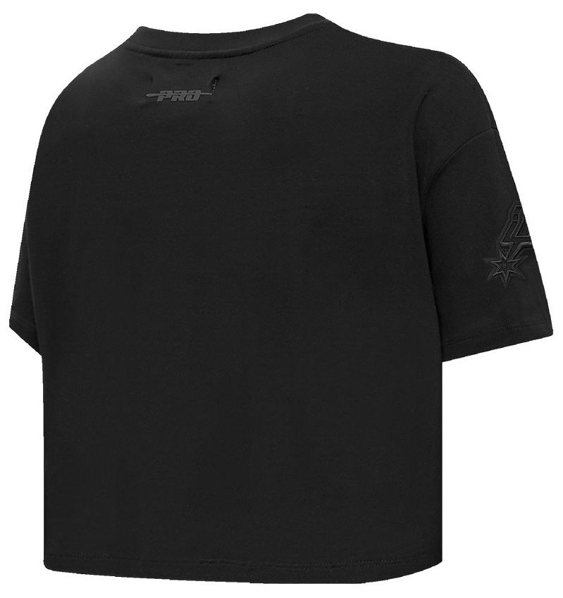 Pro Standard Women's San Antonio Spurs Black Neutral Boxy T-Shirt product image