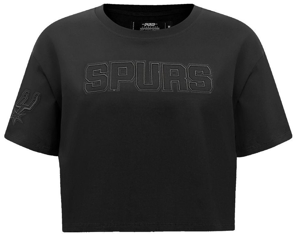 Pro Standard Women's San Antonio Spurs Black Neutral Boxy T-Shirt product image