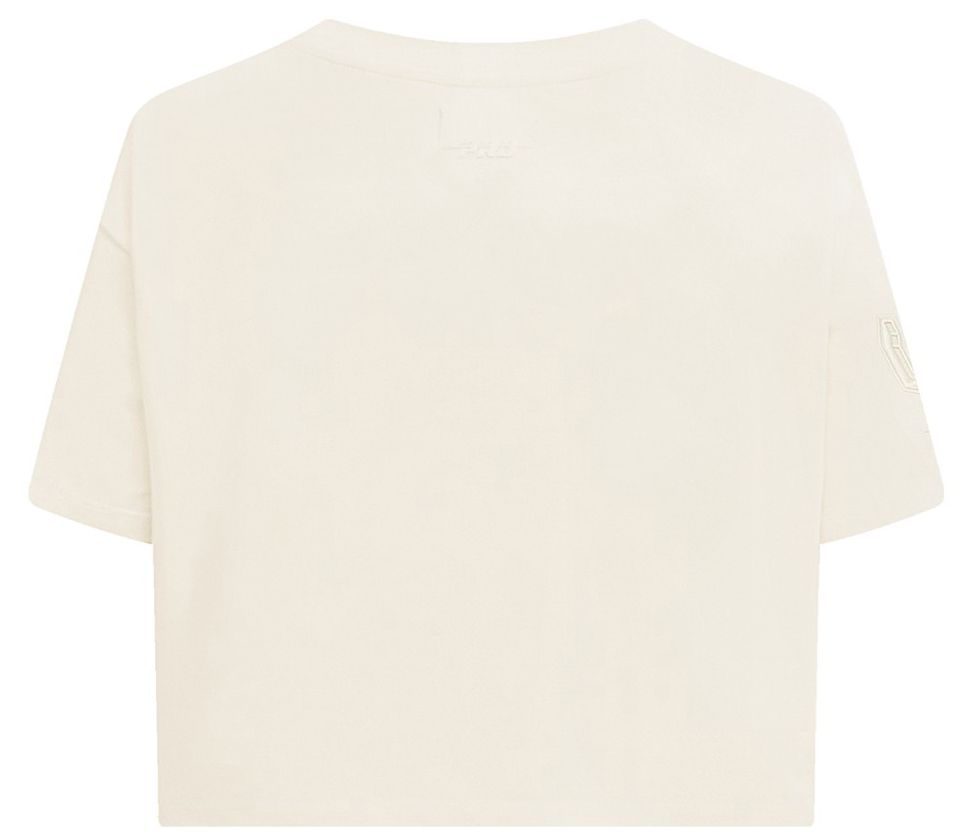 Pro Standard Women's San Antonio Spurs Off White Neutral Boxy T-Shirt product image
