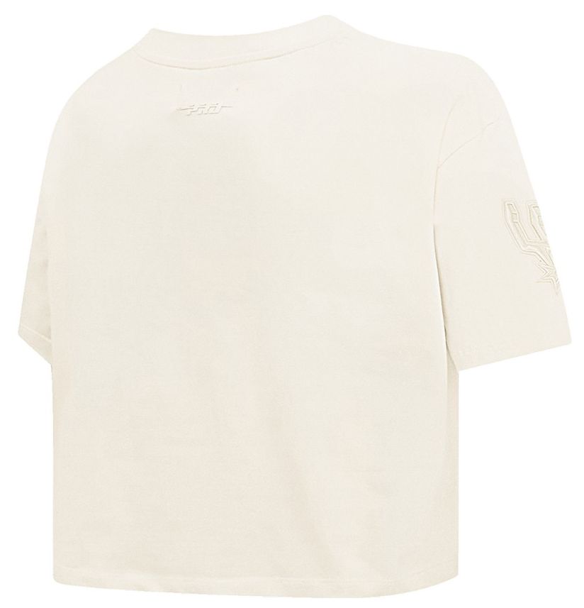 Pro Standard Women's San Antonio Spurs Off White Neutral Boxy T-Shirt product image