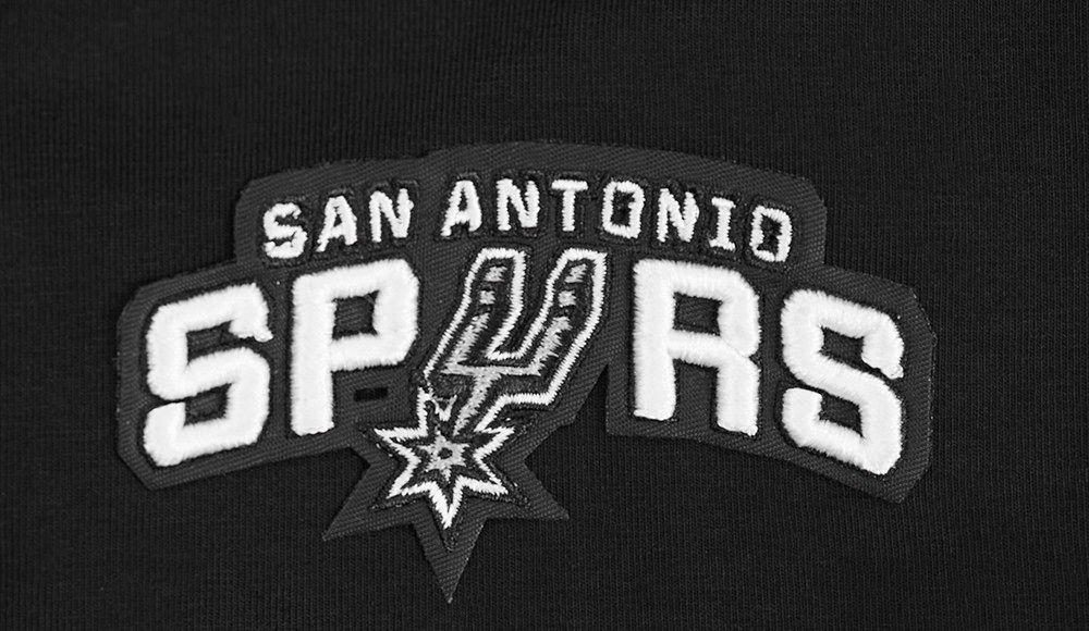 Pro Standard Women's San Antonio Spurs Black Script Tail Boxy T-Shirt product image