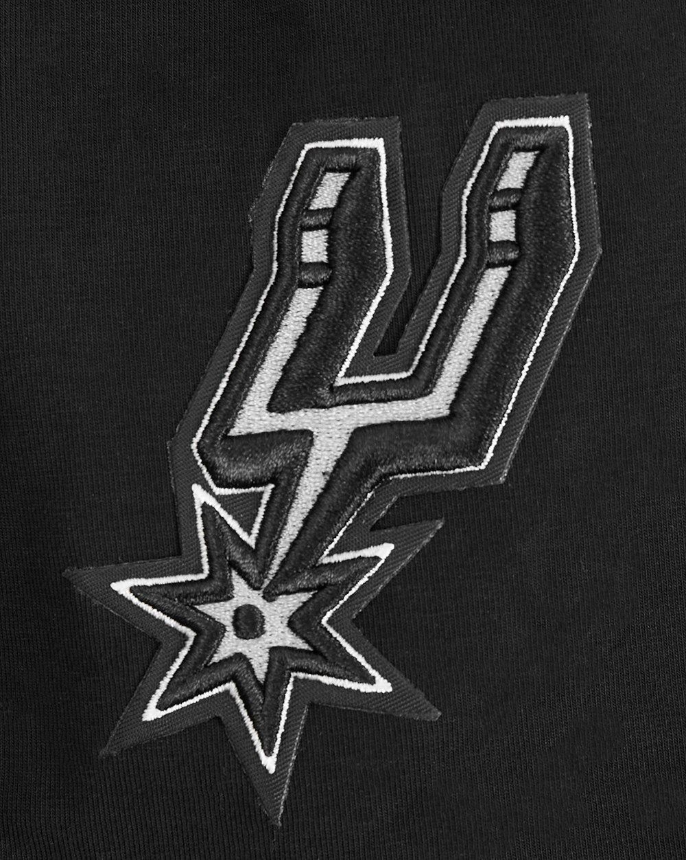 Pro Standard Women's San Antonio Spurs Black Script Tail Boxy T-Shirt product image