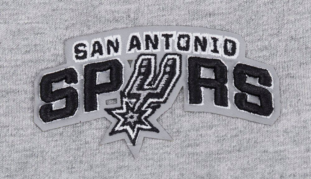 Pro Standard Women's San Antonio Spurs Grey Script Tail Boyfriend T-Shirt product image