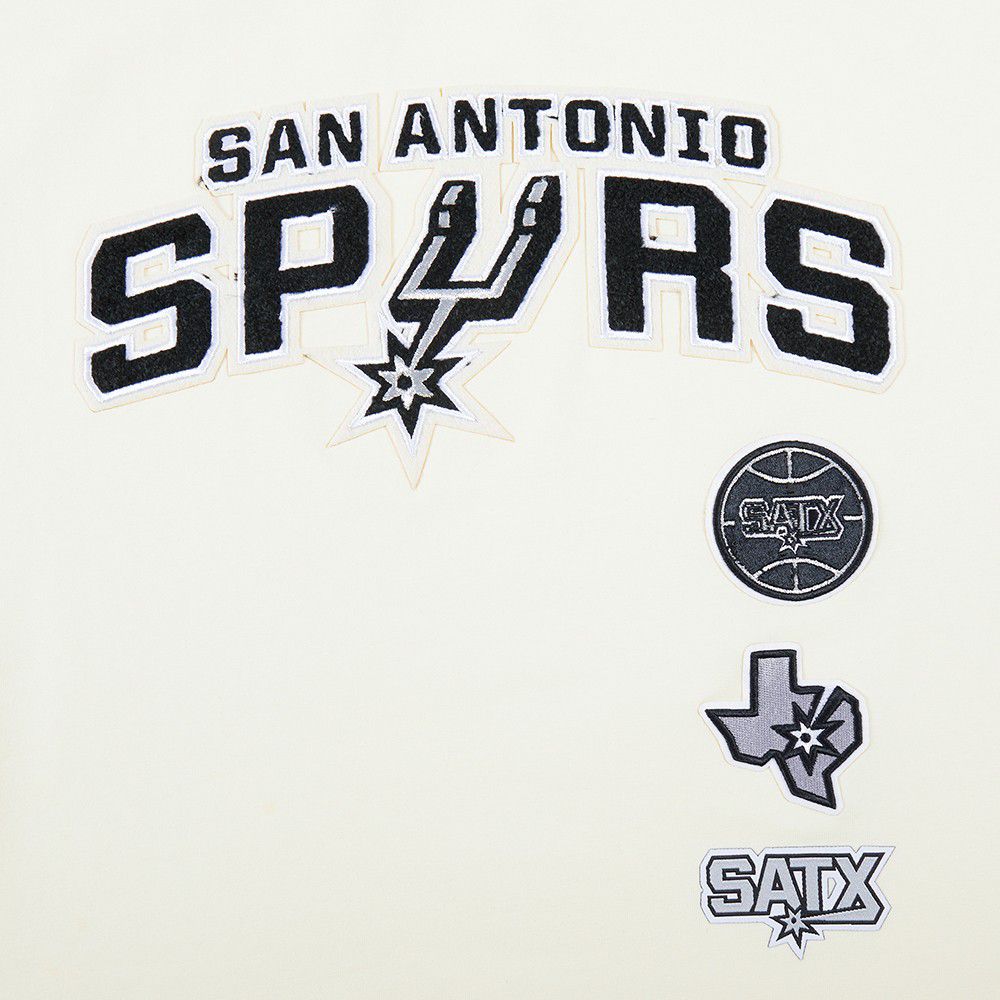 Pro Standard Women's San Antonio Spurs Off White Retro Classic Boxy T-Shirt product image