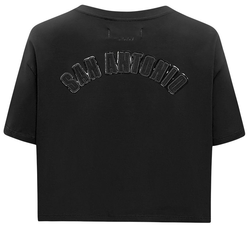Pro Standard Women's San Antonio Spurs Black Boxy T-Shirt product image