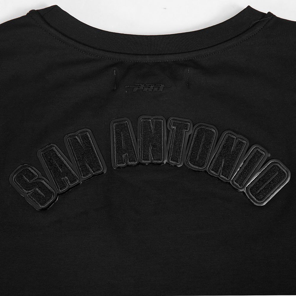 Pro Standard Women's San Antonio Spurs Black Boxy T-Shirt product image