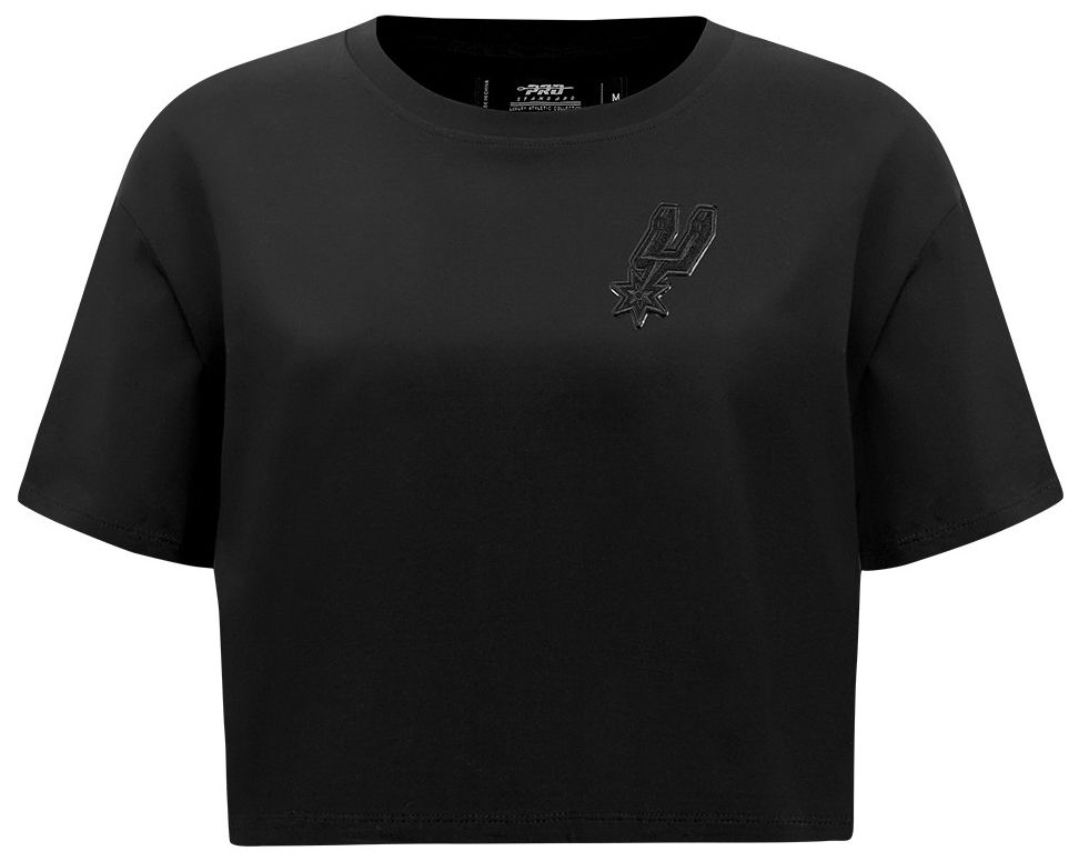 Pro Standard Women's San Antonio Spurs Black Boxy T-Shirt product image