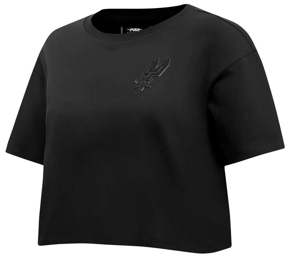 Pro Standard Women's San Antonio Spurs Black Boxy T-Shirt product image