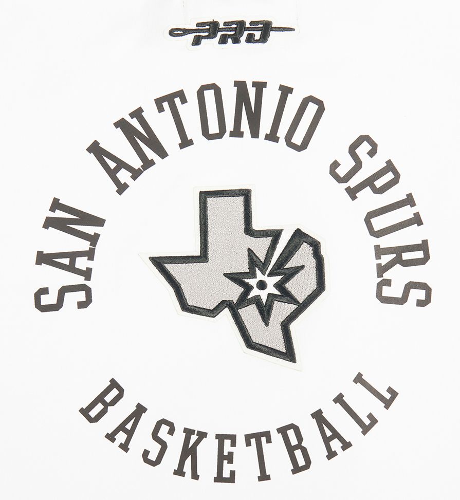 Pro Standard Women's San Antonio Spurs White Crest Emblem Boxy T-Shirt product image