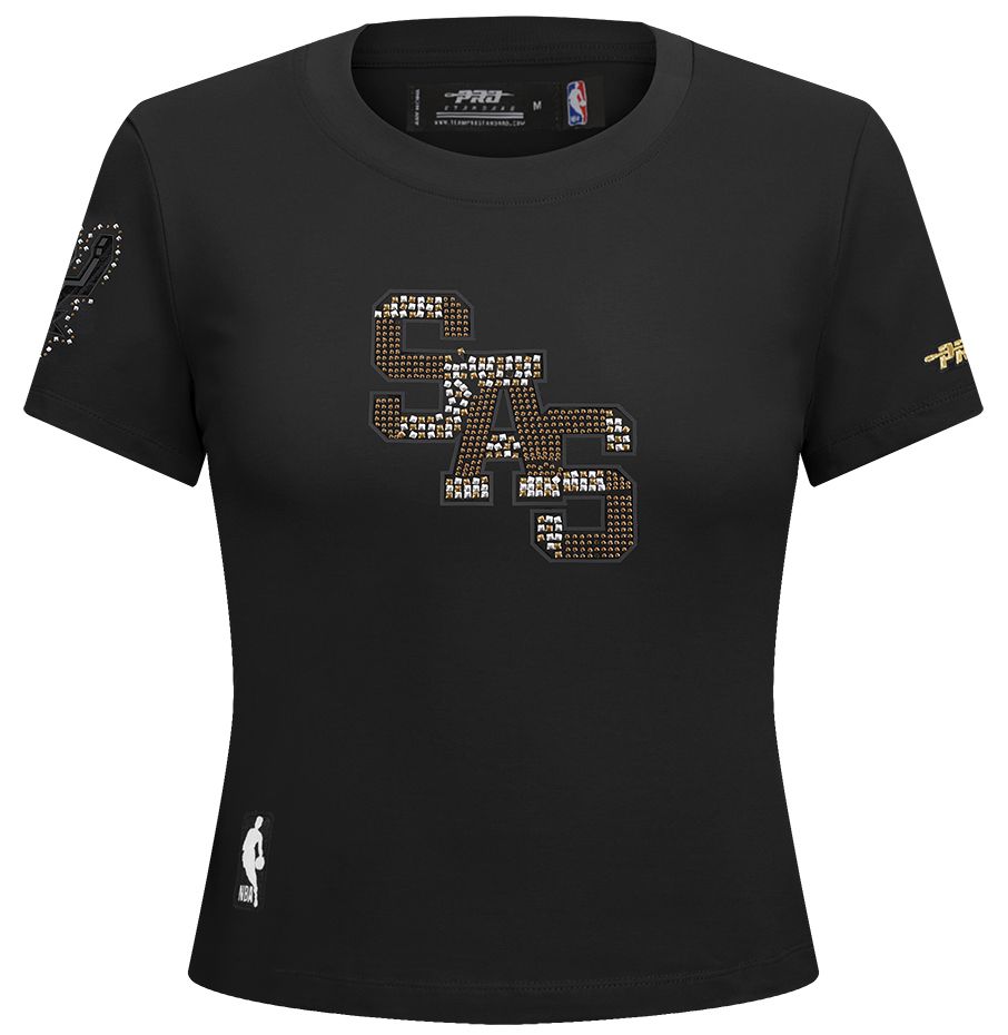 Pro Standard Women's San Antonio Spurs Black Renegade Babydoll T-Shirt product image